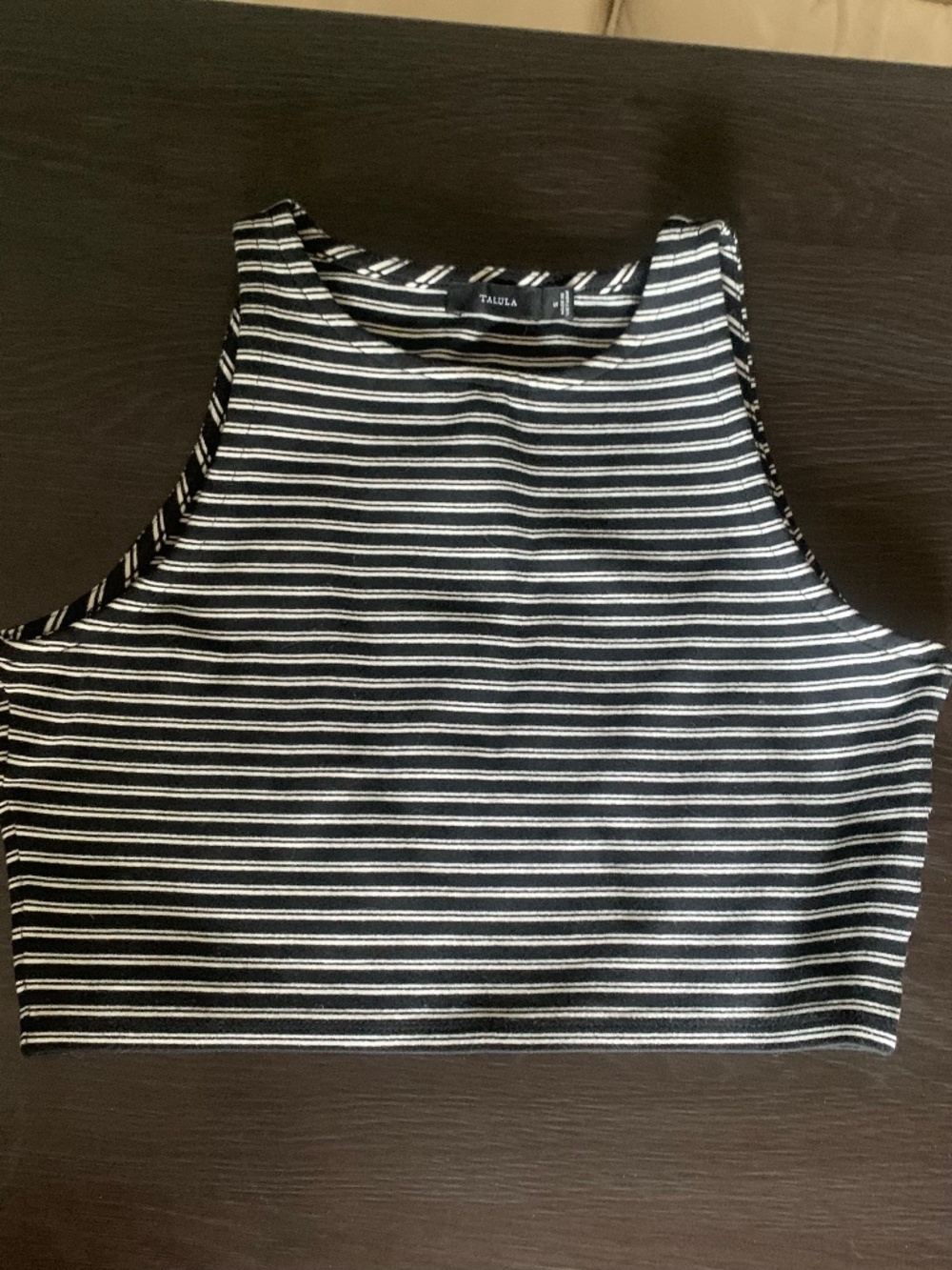 Talula striped crop top